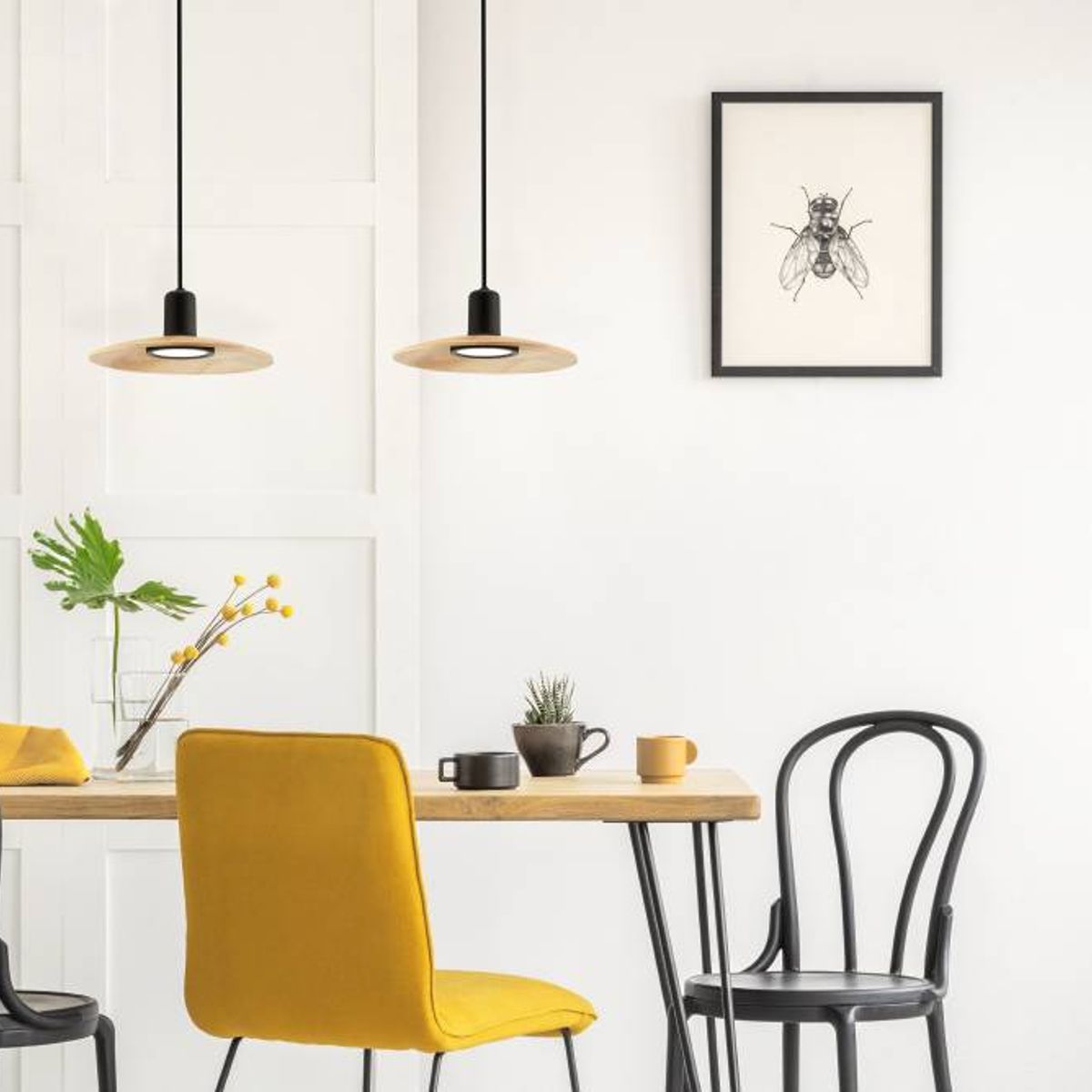 EGLO - Lámpara Colgante Mayazes Negro GU10 3X5W IP20 Cod39912