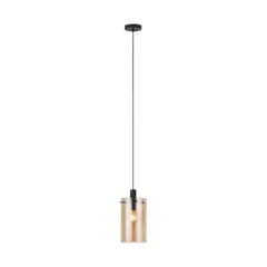 EGLO - Lámpara Colgante Polverara E27 1X40W Negro Cod39537