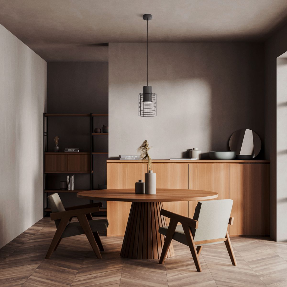 EGLO - Lámpara Colgante E27 Milligan Blanco Negro 43625