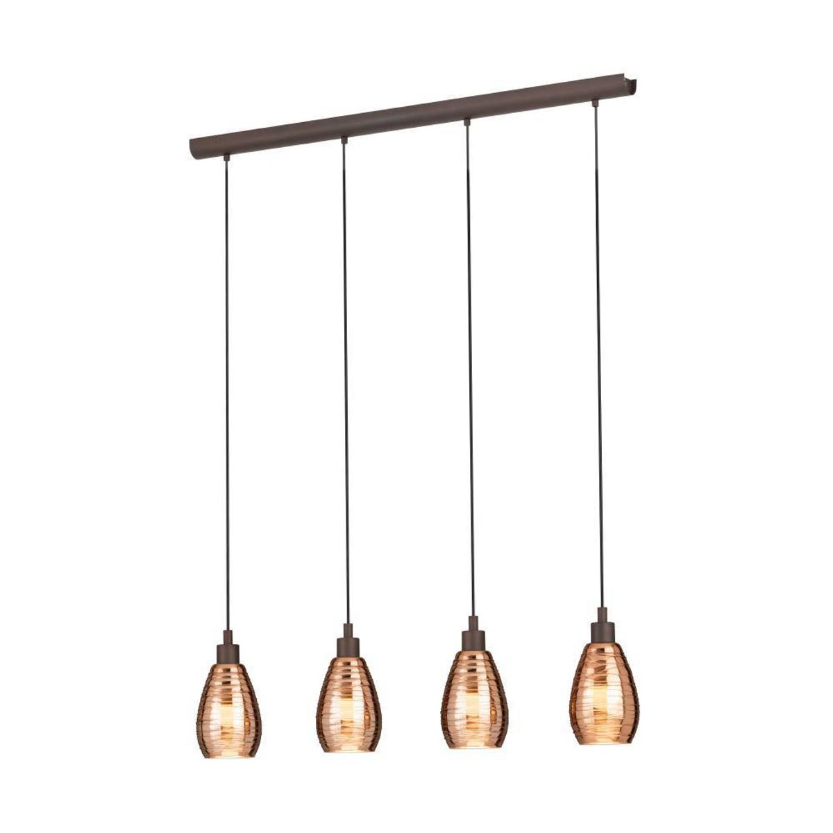 EGLO - Lámpara Colgante E27 Siracusa Marrón 39507