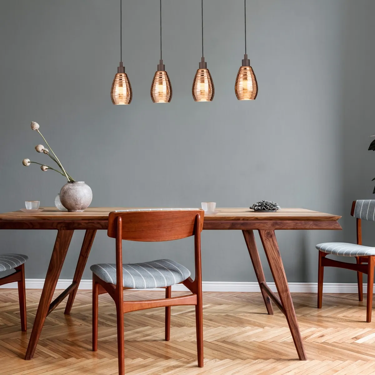 EGLO - Lámpara Colgante E27 Siracusa Marrón 39507