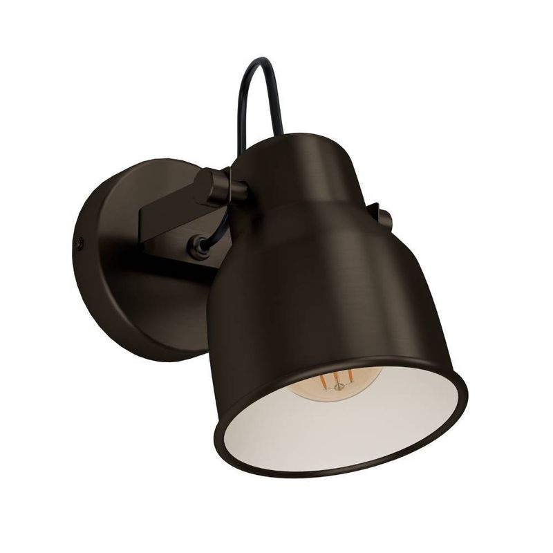 EGLO - Foco Sobrepuesto E27 Mitchley Bronce Oscuro, Crema 43385