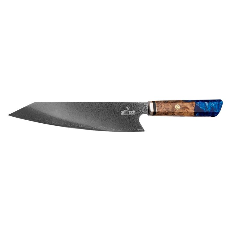 Cuchillo Damascus Azul 8