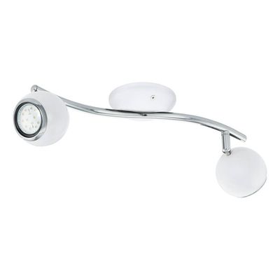 Imagen 2 del producto Foco Sobrepuesto Bimeda Acero L365 2x3W GU10 incluida LED Cd31002.