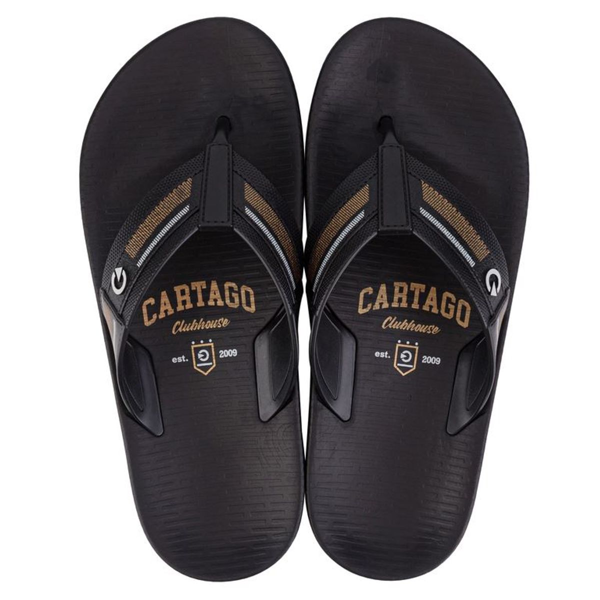 CARTAGO - Sandalia Hombre Café/Negro Mallorca 457 Cartago