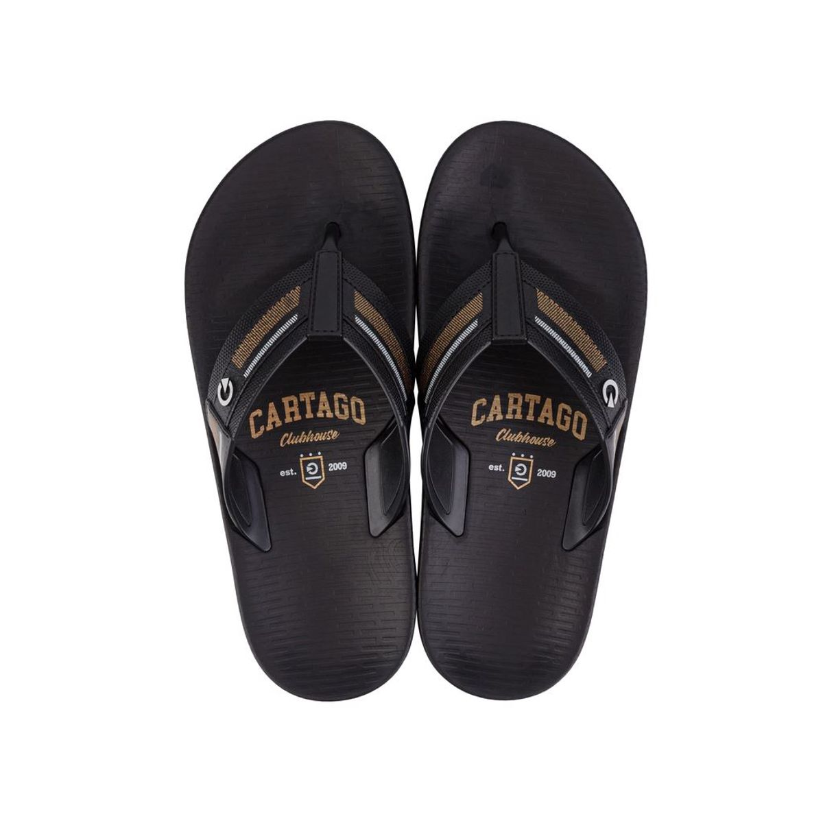 CARTAGO - Sandalia Hombre Café/Negro Mallorca 457 Cartago