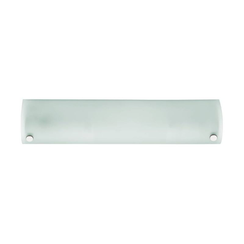 EGLO - Lámpara Apliqué  Mono Acero Vidrio Cromo L340 2x40W E14 Cod.85338