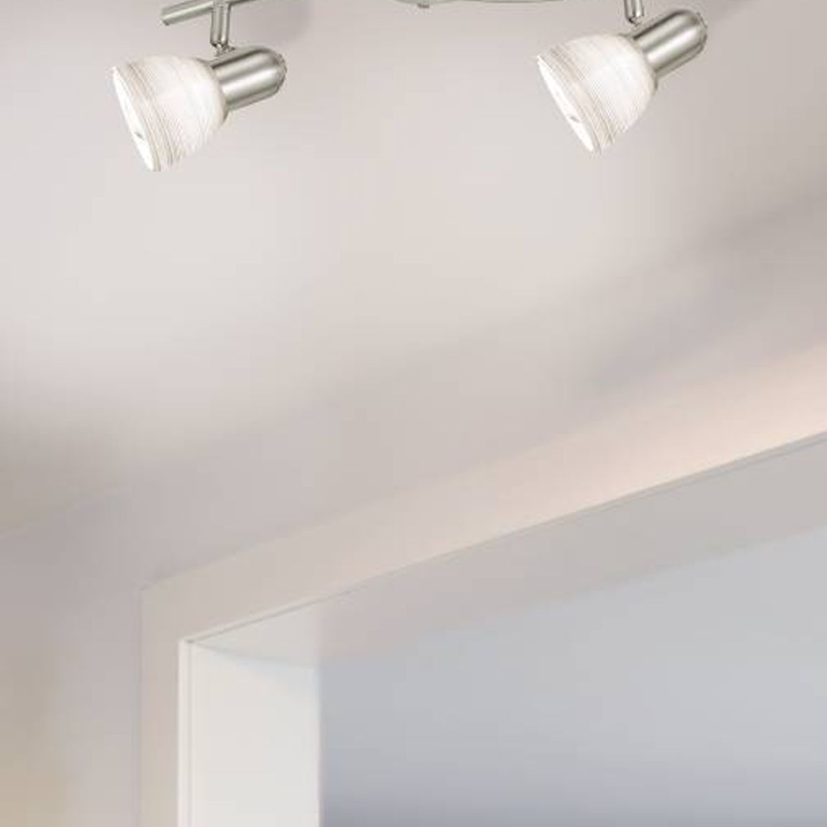 EGLO - Foco Sobrepuesto Dakar Níquel L370 2X40W E14 Cod. 88473