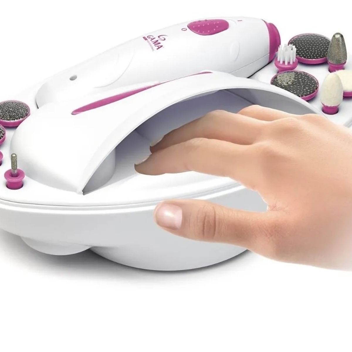 GAMA - Set De Manicura Y Pedicura Gama Kit Uñas 11 En 1 Nail Spa