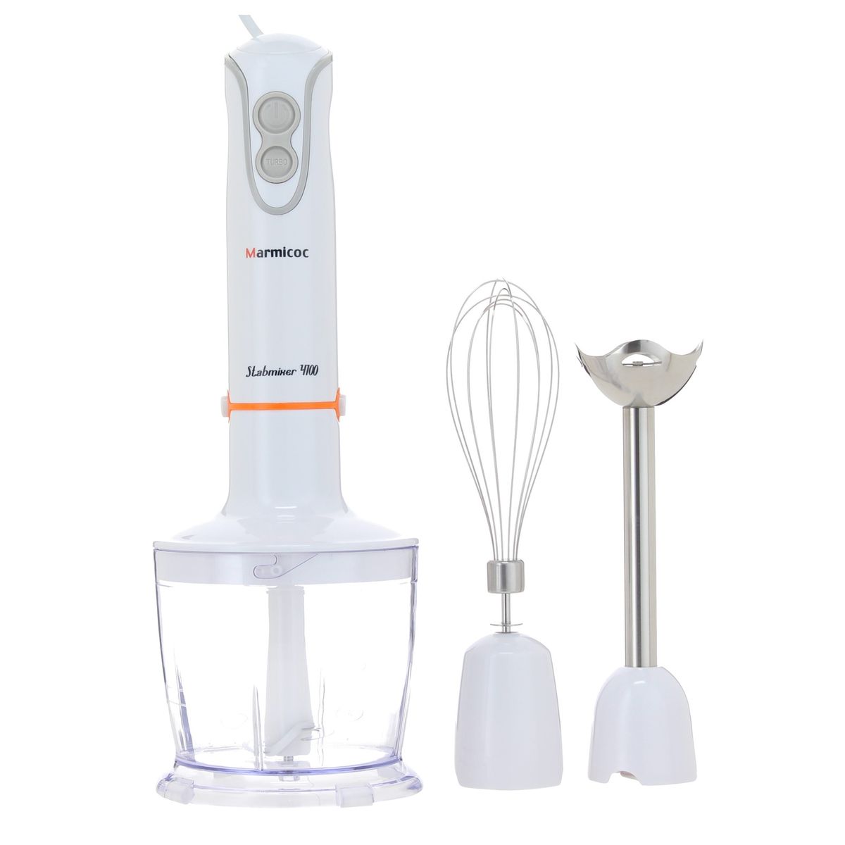 MARMICOC - Batidora Inmersión Minipimer Marmicoc MA-4100 600W Blanco MARMICOC