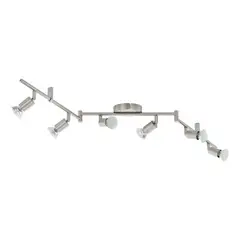 EGLO - Foco Sobrepuesto Buzz-led Acero L1050 6x3W GU10 LED incluida Cd92599
