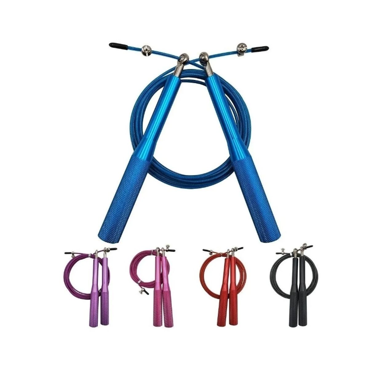 GENERICO - Cuerda De Saltar De Velocidad Metalico - Azul