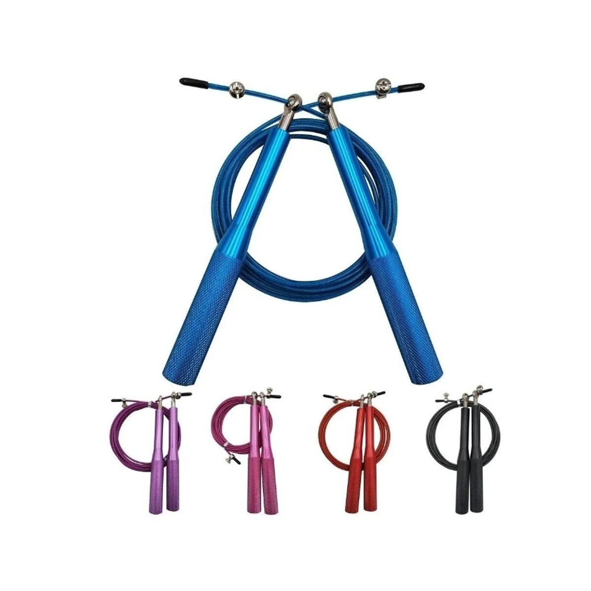 GENERICO - Cuerda De Saltar De Velocidad Metalico - Azul