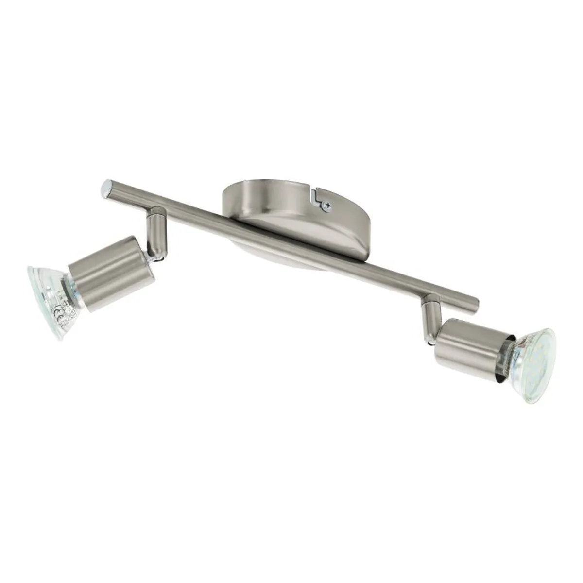 EGLO - Foco Sobrepuesto Buzz Níquel L285 2x3W GU10 LED incluidas Cod92596