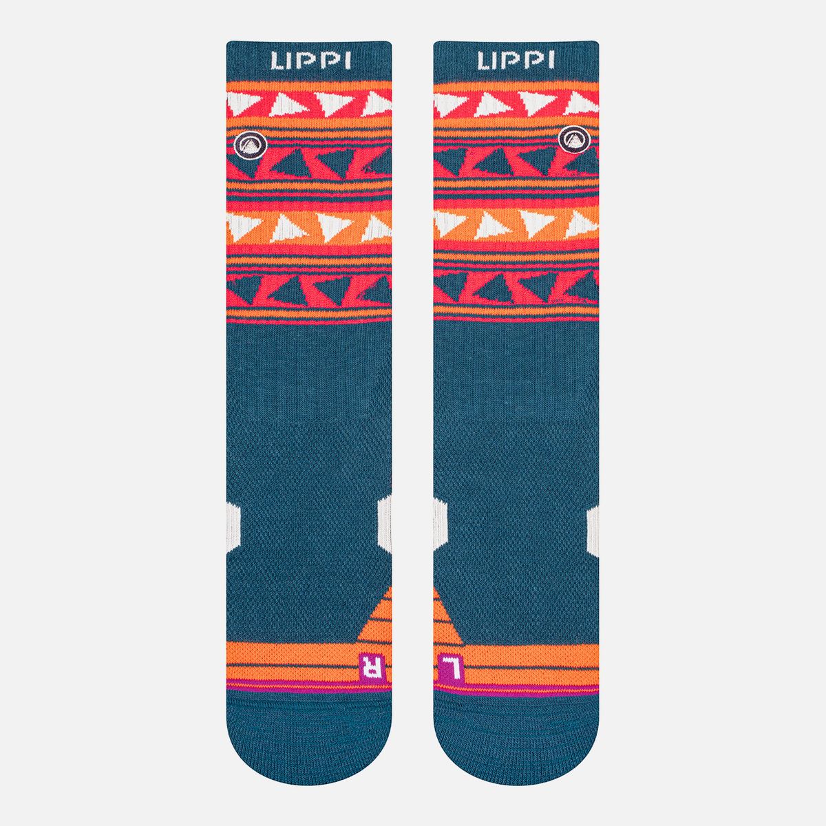 LIPPI - Calcetin Mujer Trekking Light Socks Naranjo Lippi