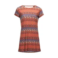 HAKA HONU - Vestido Mujer Palomita Damasco print