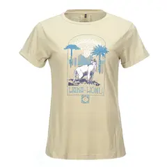 HAKA HONU - Polera Mujer Polo Beige