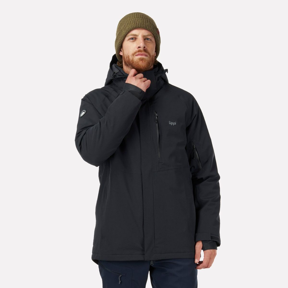 LIPPI - Chaqueta Hombre Andes B-Dry Hoody Jacket Negro Lippi