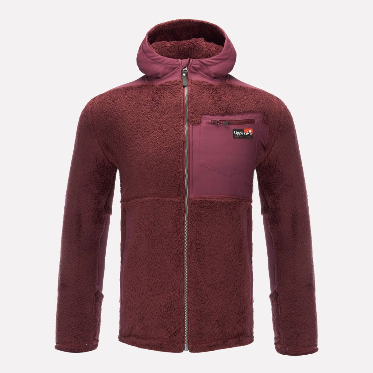 LIPPI - Chaqueta Teen Girl Bear Shaggy-Pro Hoody Jacket Burdeo Lippi