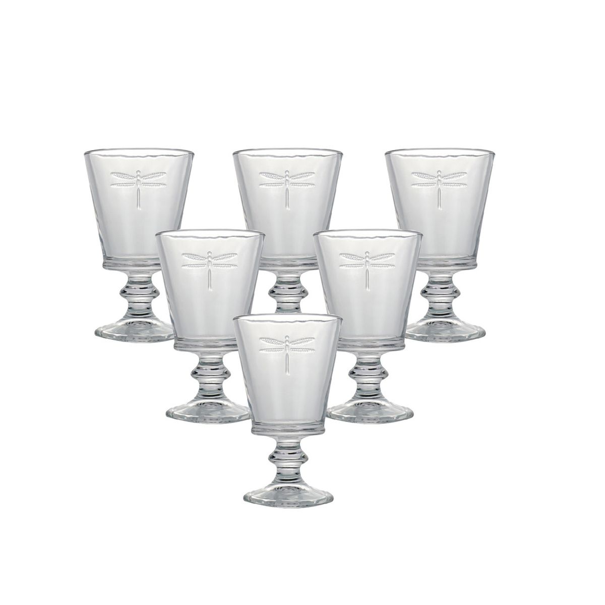 CHANTILLY - Set 6 Copa Vidrio Bee 9,2x16cm CHANTILLY