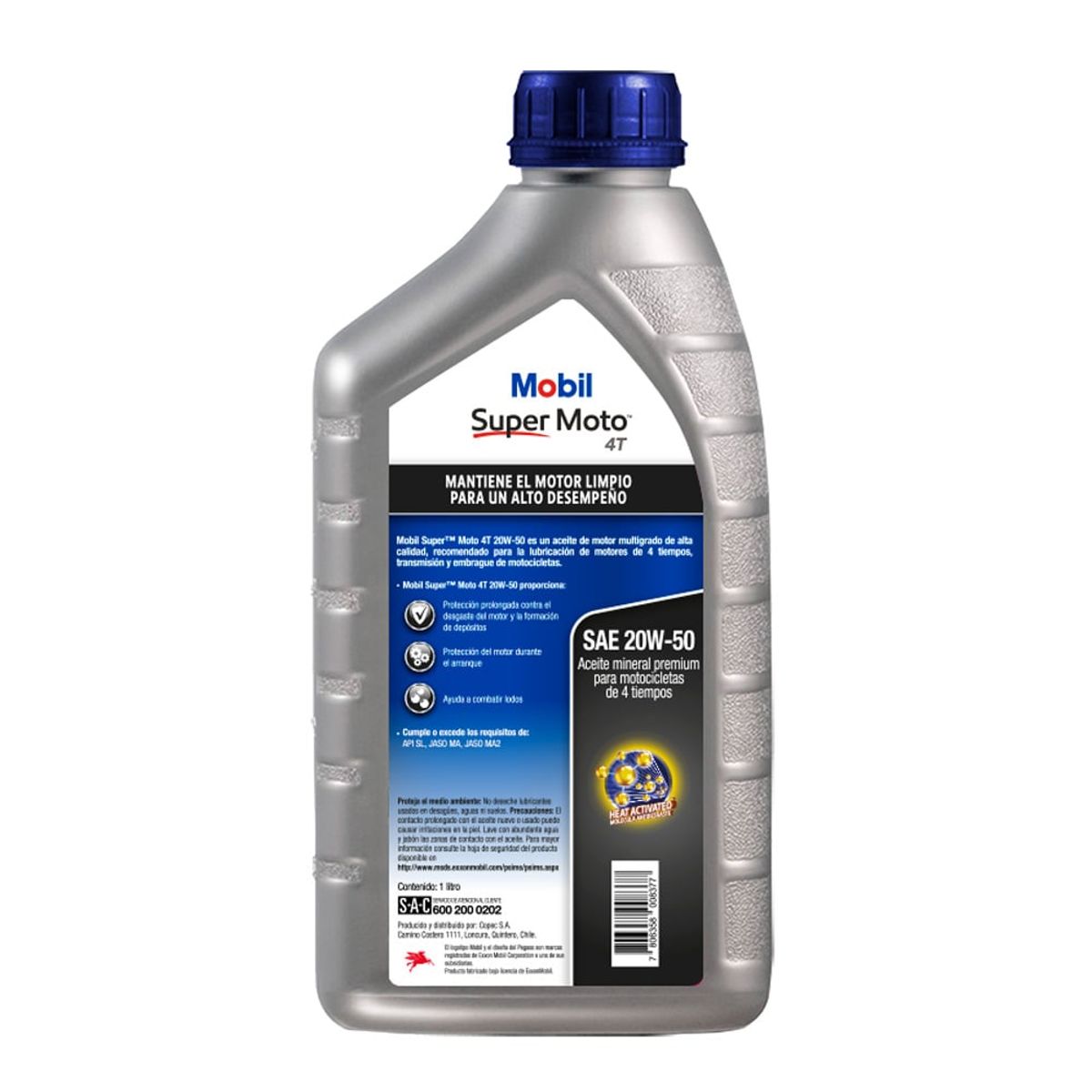 MOBIL - PACK 3 MOBIL SUPER MOTO 4T, 1LT