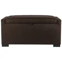 GENERICO - Banqueta con Baúl Leyzy Café Moro Omega 40X55X105 cm Máxima Design