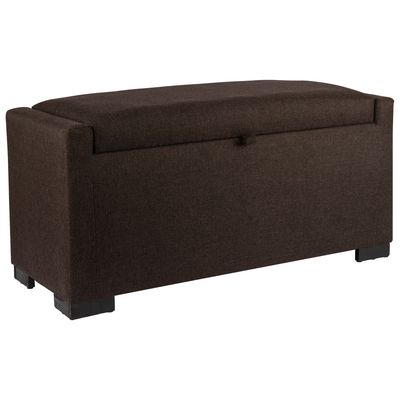 Imagen 2 del producto Banqueta con Baúl Leyzy Café Moro Omega 40X55X105 cm Máxima Design