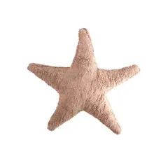 OWI - Cojín Decorativo Estrella Arena