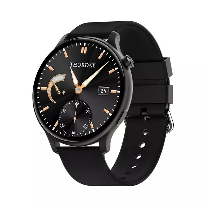 FOXYSMART - Smartwatch Watch Sport Active FW01 44mm para Mujer y Hombre -Negro