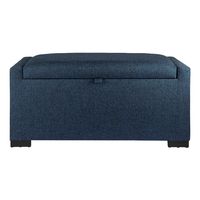 Banqueta con Baúl Leyzy Azul Omega 40X55X105 cm Máxima Design