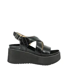 ALQUIMIA - Sandalia Mujer Negro Koussi