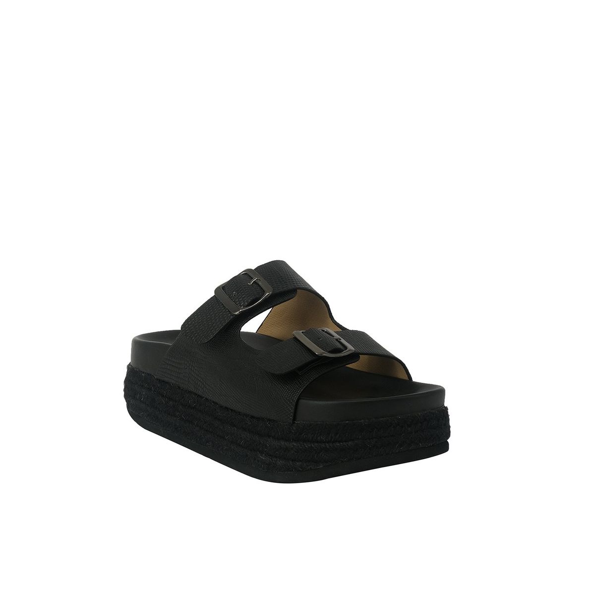 ALQUIMIA - Sandalia Mujer Negro Gesh Alquimia