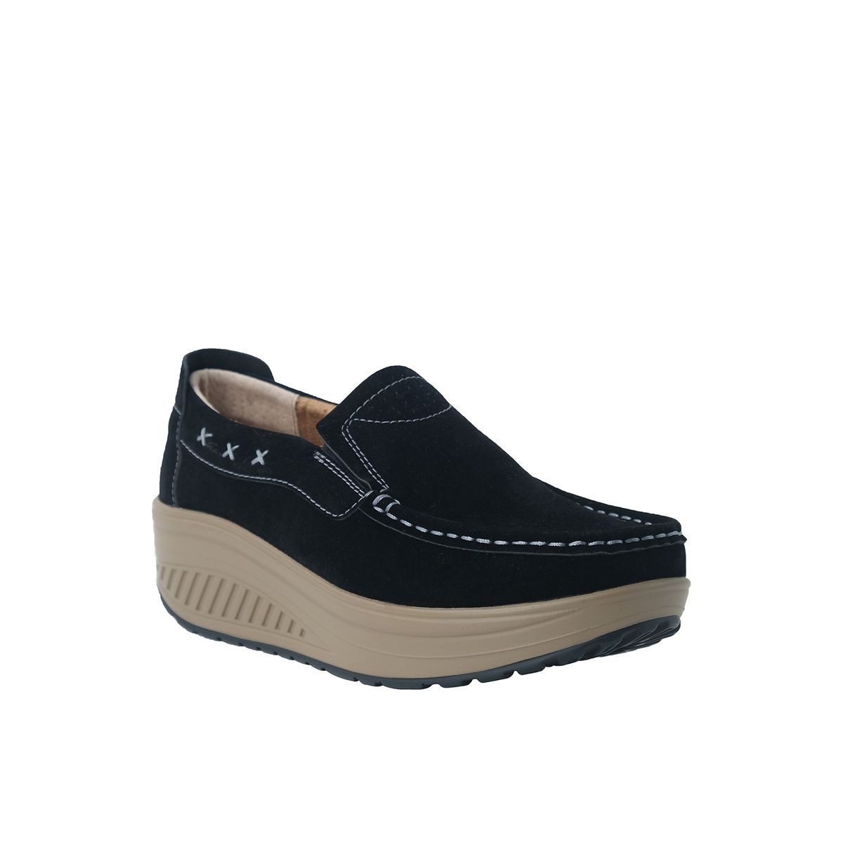 ALQUIMIA - Mocasin Mujer Negro Bashnya Alquimia