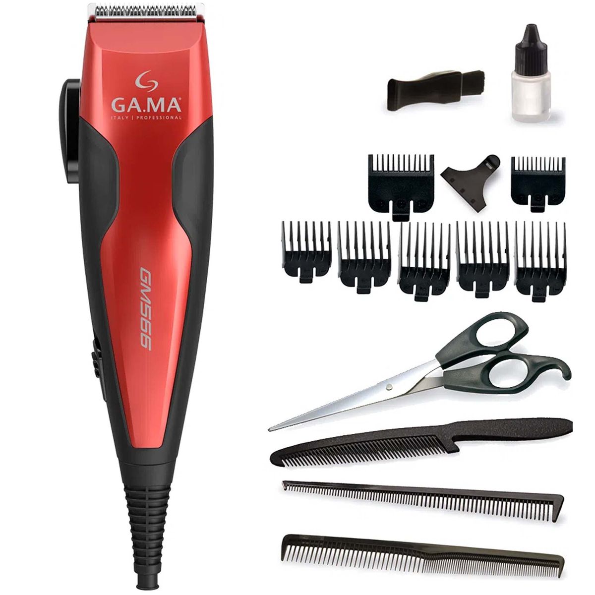 GAMA - Cortapelos Clipper Gama Gm566 13 Piezas Motor Magnético