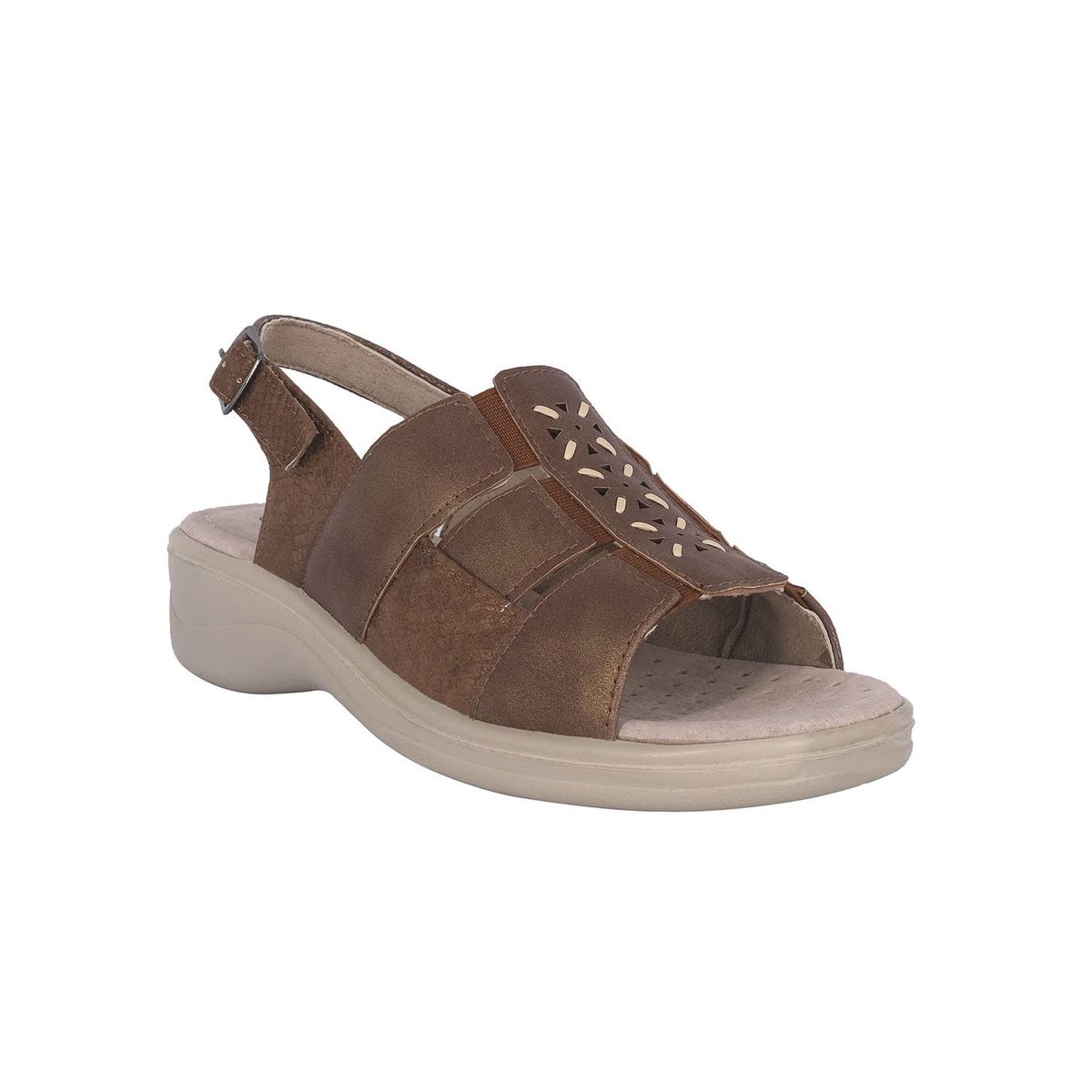 PASSER - Sandalia Mujer Caramelo Naranjo Passer