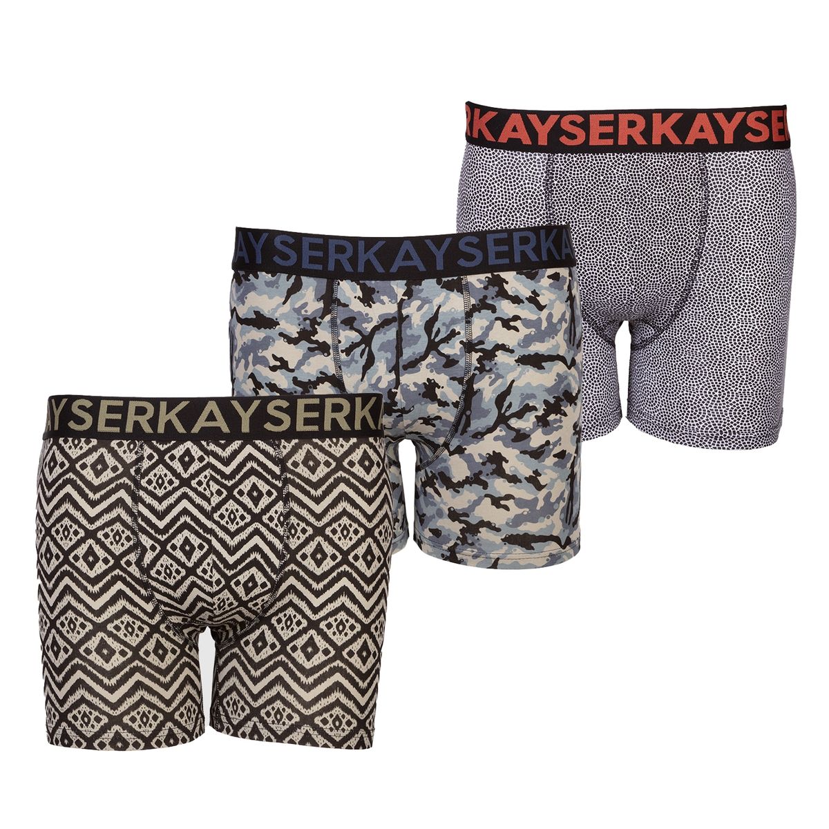 KAYSER - Pack 3x Boxer largo algodón P393214M-GRI Kayser KAYSER.