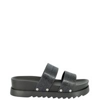 Sandalia Mujer Negro Tulipán