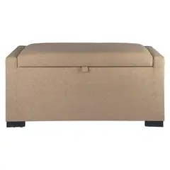 GENERICO - Banqueta con Baúl Leyzy Beige Delta 40X55X105 cm Máxima Design