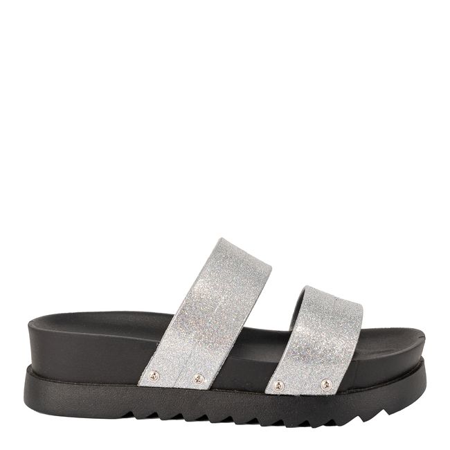 ALQUIMIA - Sandalia Mujer Plateado Tulipán Alquimia