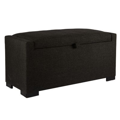 Imagen 2 del producto Banqueta con Baúl Leyzy Grafito Delta 40X55X105 cm Máxima Design