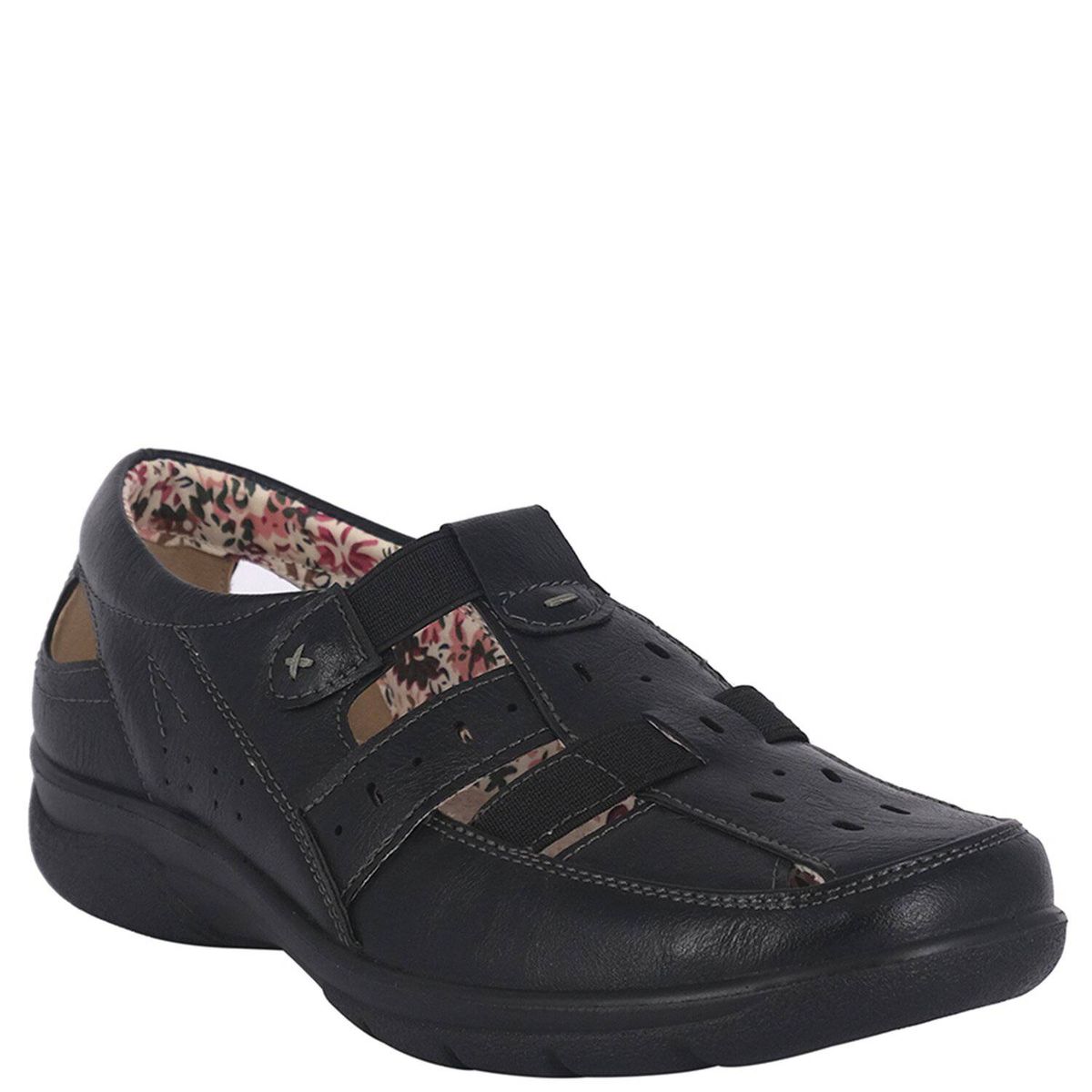 PASSER - Mocasin Mujer Negro Crisantemo Passer