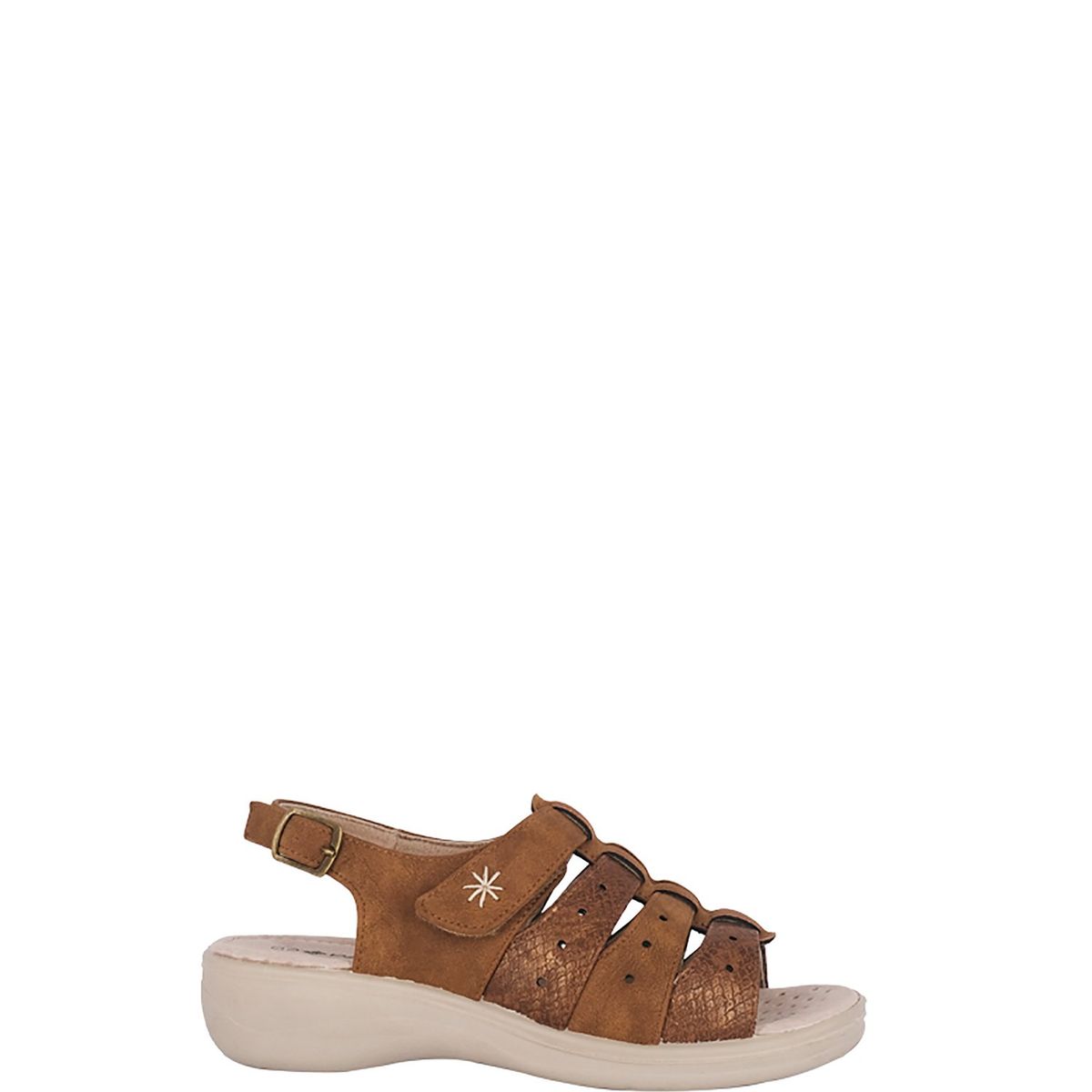 PASSER - Sandalia Mujer Caramelo Enebro Passer