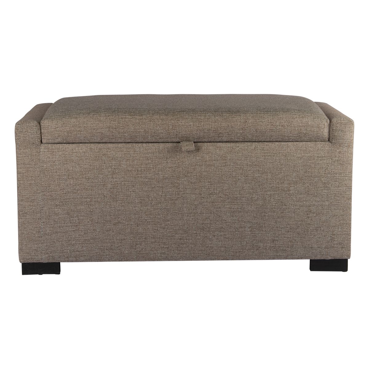 GENERICO - Banqueta con Baúl Leyzy Gris Beige Omega 40X55X105 cm Máxima Design