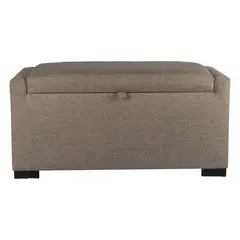 GENERICO - Banqueta con Baúl Leyzy Gris Beige Omega 40X55X105 cm Máxima Design