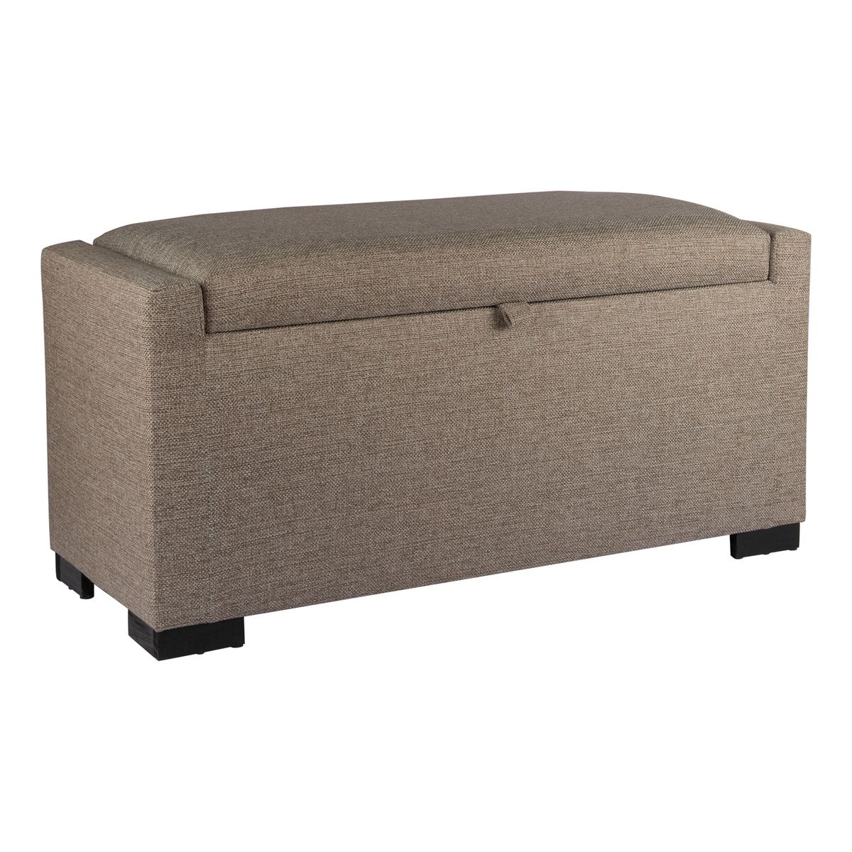 GENERICO - Banqueta con Baúl Leyzy Gris Beige Omega 40X55X105 cm Máxima Design