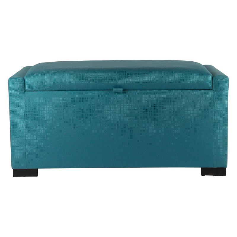 GENERICO - Banqueta con Baúl Leyzy Turquesa Omega 40X55X105 cm Máxima Design