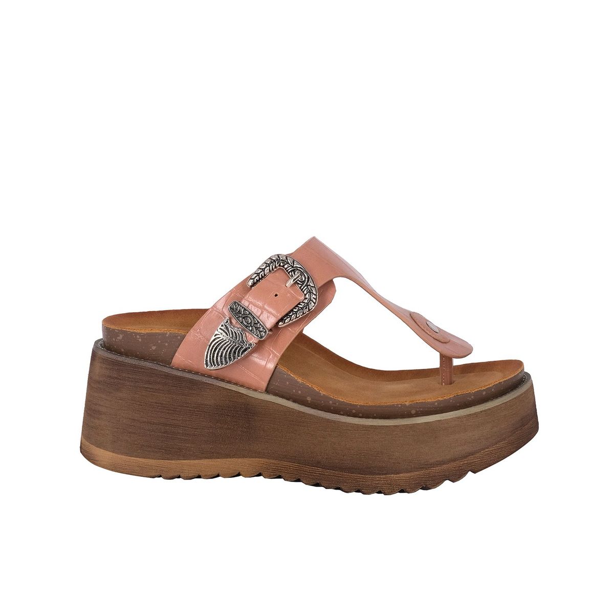 ALQUIMIA - Sandalia Mujer Rosado Plane Alquimia