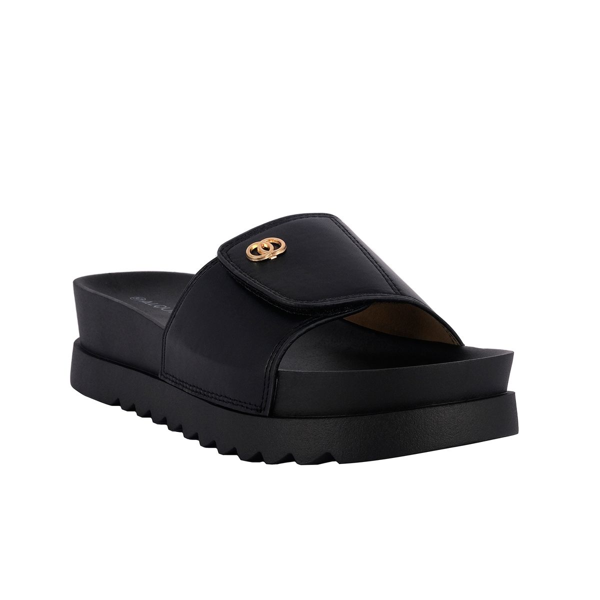 ALQUIMIA - Sandalia Mujer Negro Birch Alquimia