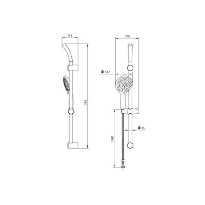 Imagen 2 del producto Barra de Ducha Gala