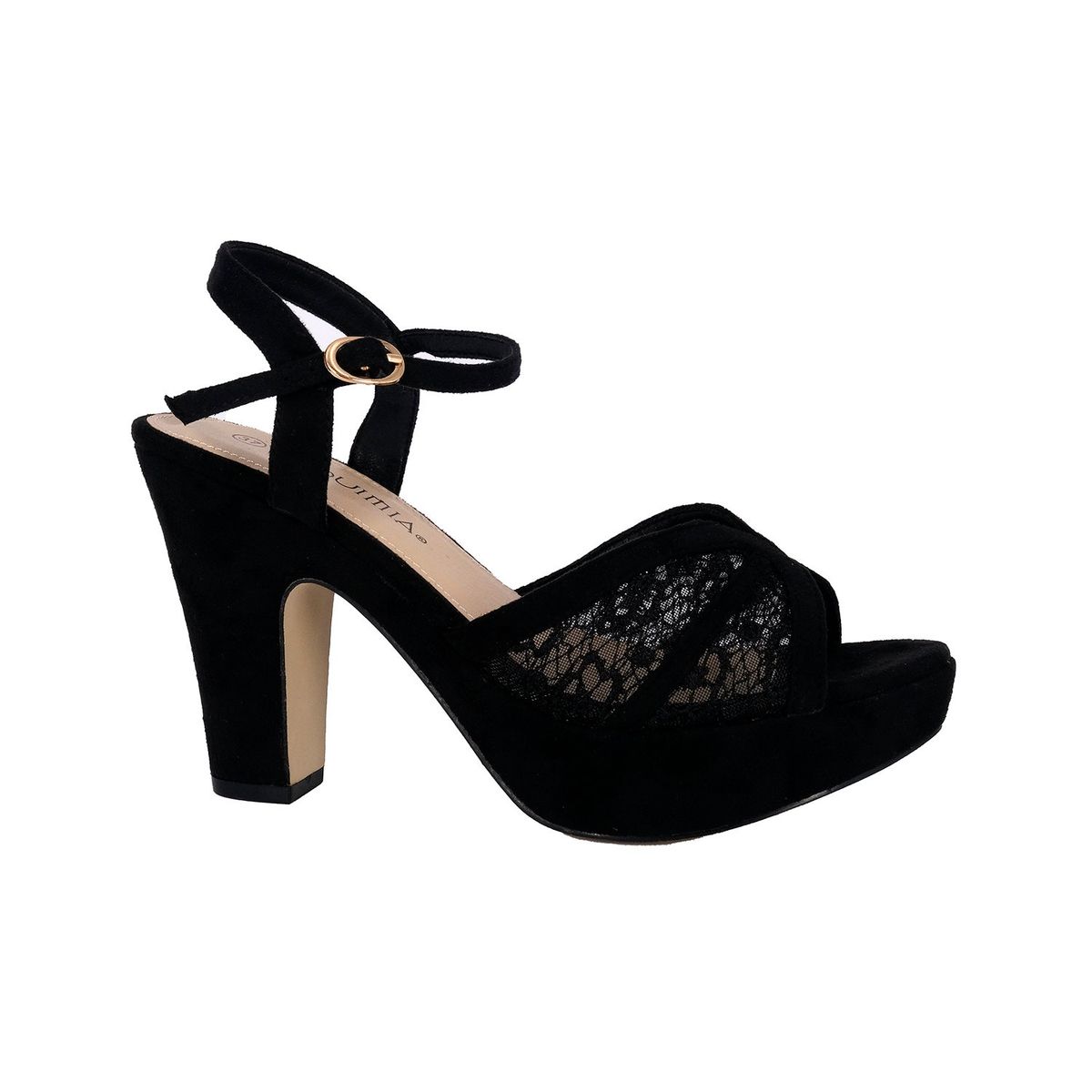 ALQUIMIA - Sandalia Mujer Negro Nemes Alquimia